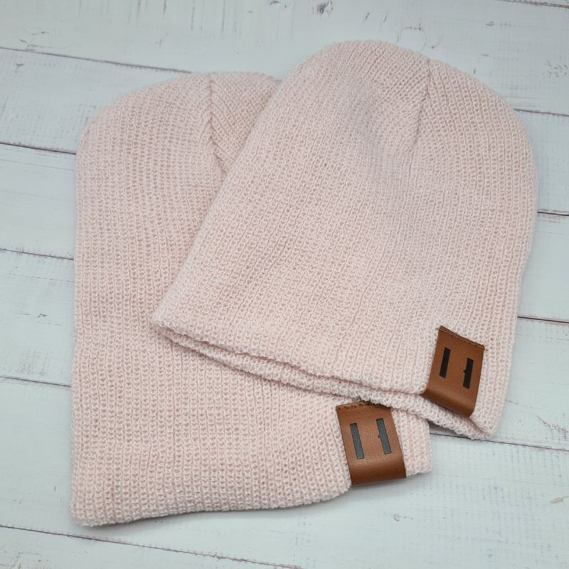 bonnet rose assorti