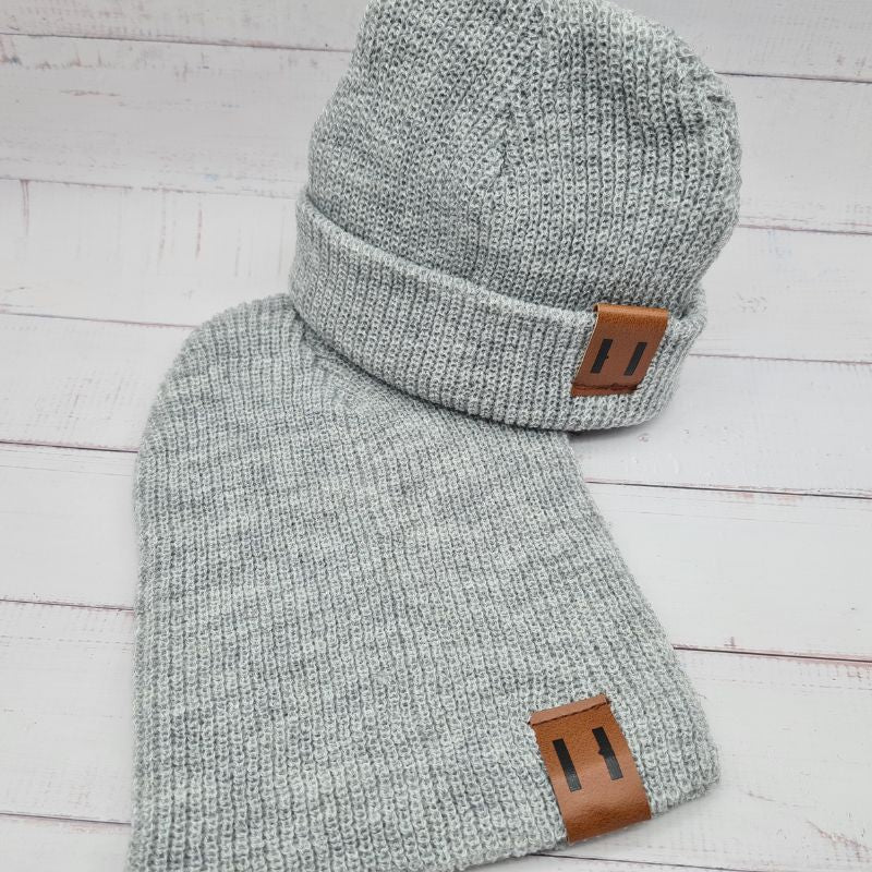 Bonnet pour papa et enfant