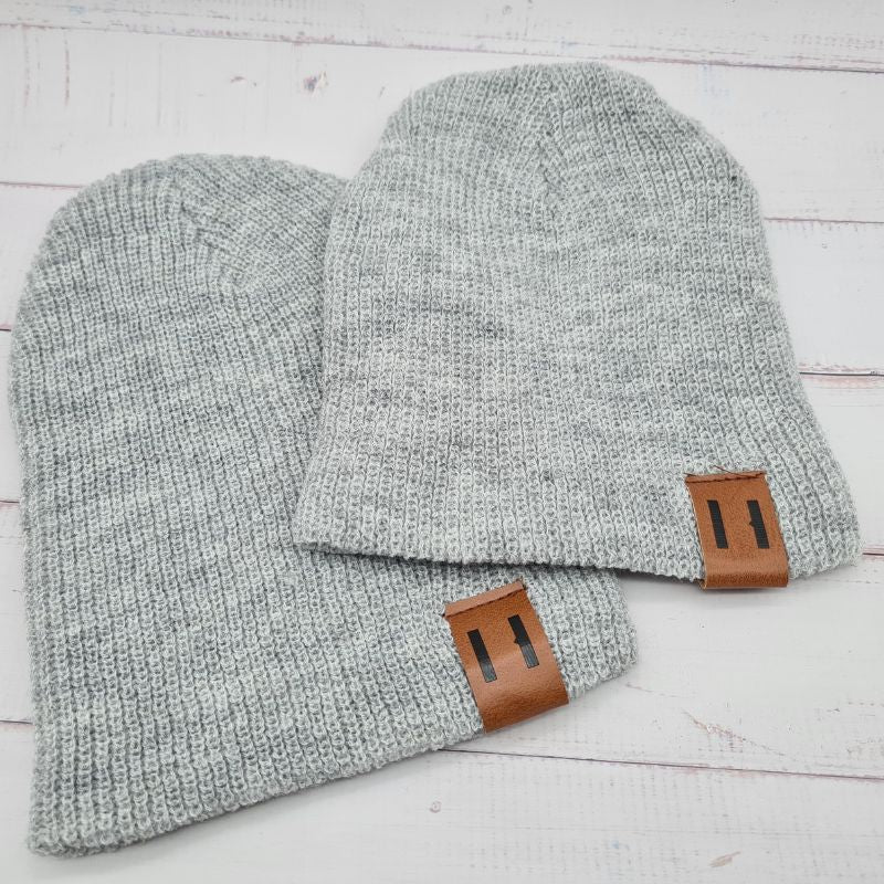 Bonnet papa et garcon