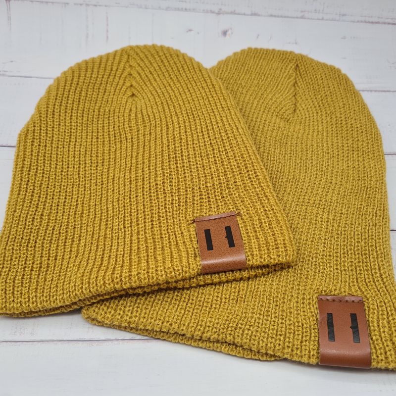 Bonnet assorti Moutarde