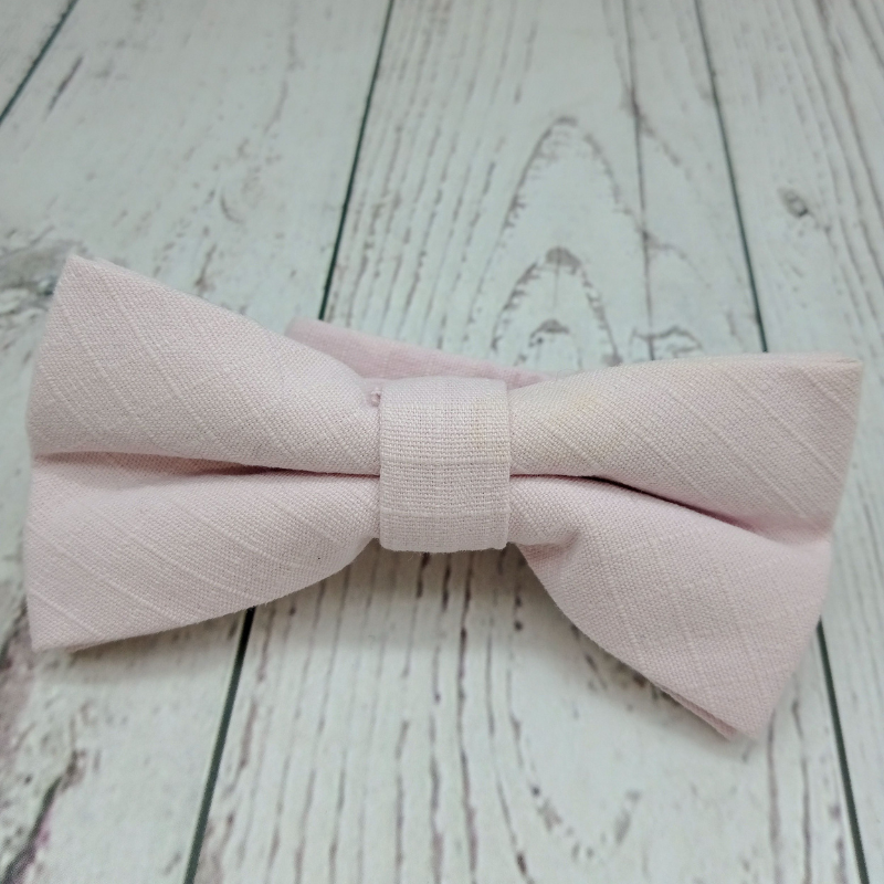Nœud papillon rose pâle enfant