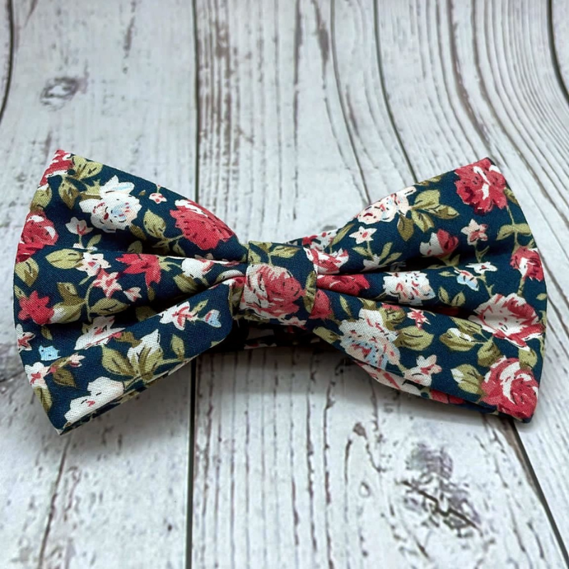 Nœud papillon Liberty vintage Eucalyptus adulte