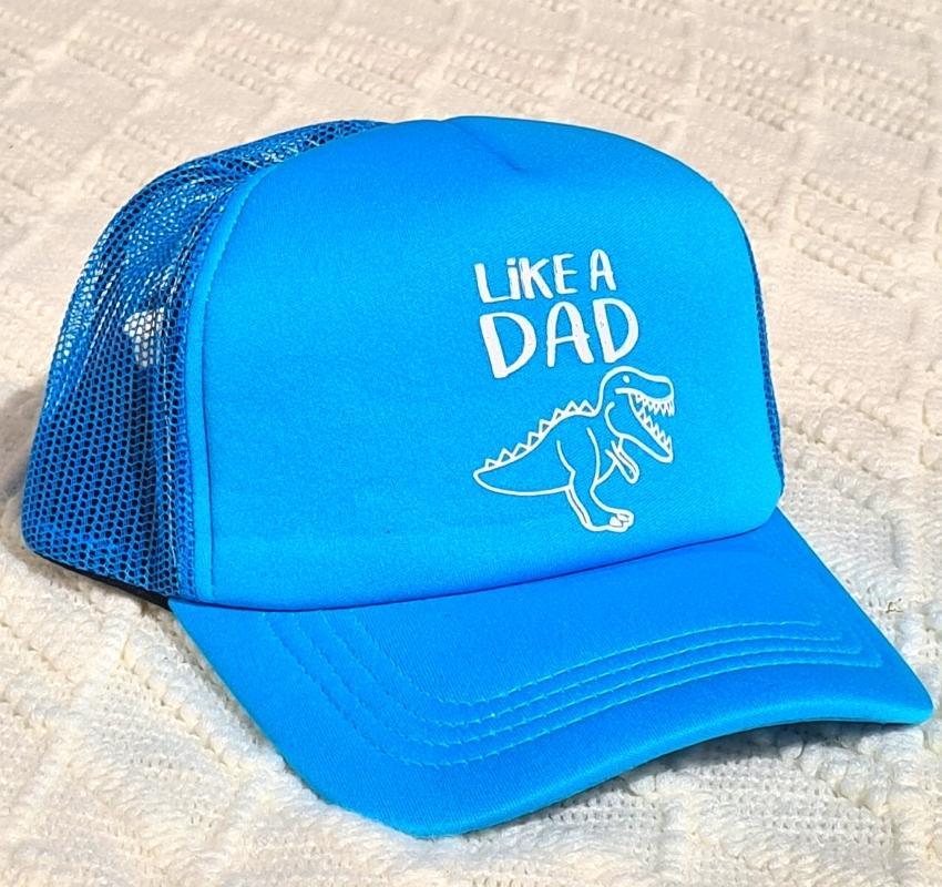 Casquette bleu papa et fils Kompapou