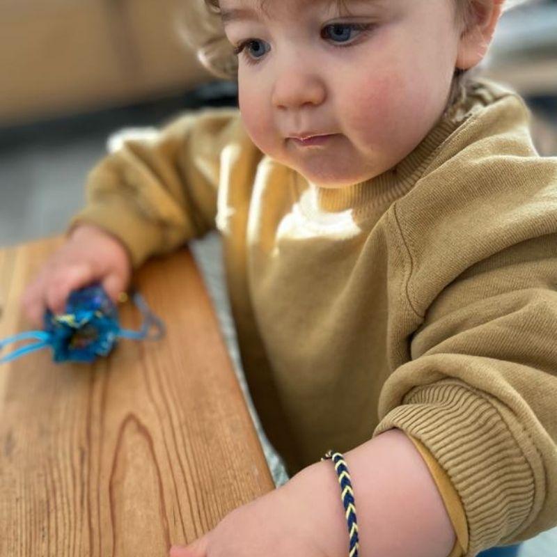 Duo de bracelets assortis papa et enfant - Kompapou